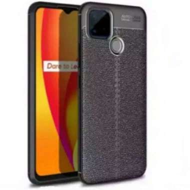 Autofocus Realme C20 C21 Softcase Silikon Leather Case Kulit Shockproof Casing Silicone TPU Cover C2