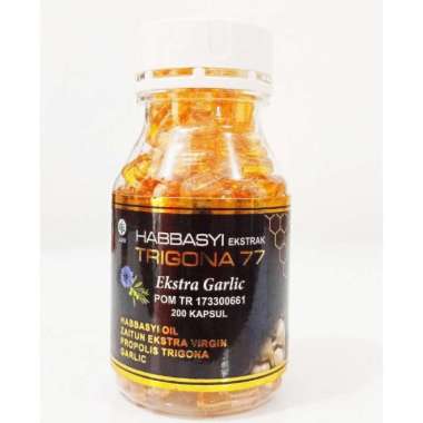 Habbatussaudah Propolis Trigona 77 Ekstra Garlic isi 200