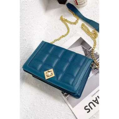 TAS IMPORT SELEMPANG WANITA TERMURAH TERBARU BATAM KEKINIAN 2021 3036 IB303611 CC303 Blue