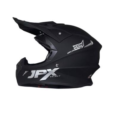JPX FOX1 Solid Helm Full Face - Black Doff