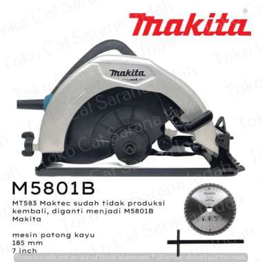 MAKITA MAKTEC MESIN POTONG KAYU 7 INCH MT583 M5801B CIRCULAR SAW GERGAJI LISTRIK GERGAJI ELEKTRIK ci