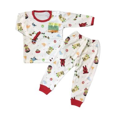 Aruchi Motif Funny Stuff Oblong Pan ... n Baju Tidur Anak - Merah