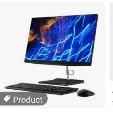 LENOVO AIO IC3 i7 1260 8GB 2TB +512GB VGA2 HDMI WIFI CAM Window 23.8.FHD GARANSI RESMI