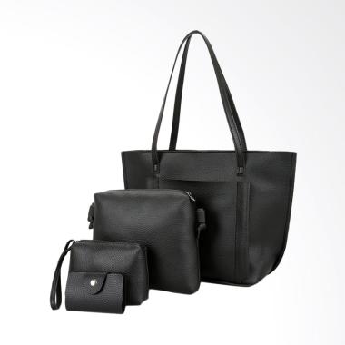 KarnaKamu Fashion 4in1 Set Tas Wanita - Black