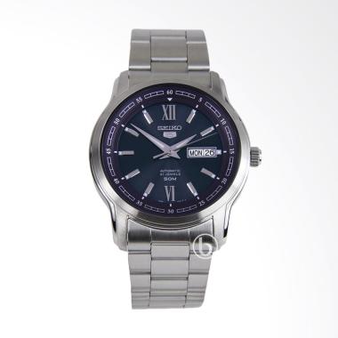 Seiko SNKP17K1 Automatic 21 Jewels Jam Tangan Pria - Silver Blue Silver