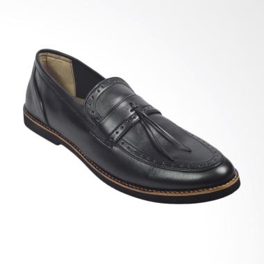 Giant Flames Pietra Vintage Pantofel Sepatu Pria - Black
