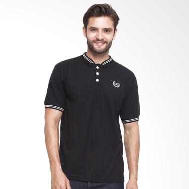CBR Six Wangky Polo Shirt Pria - Hitam [FFC 272]