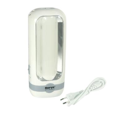 Surya L01X Light LED 10 SMD Lampu Emergency with Senter Super LED 1 W Rechargeable &