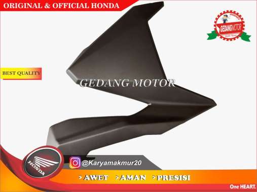 COVER TEBENG SAYAP KIRI VARIO 125 150 LED ESP COKLAT DOF ORIGINAL AHM