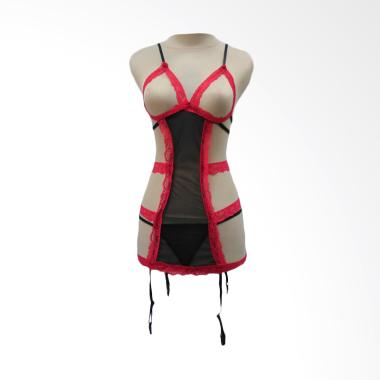 Jakarta Lingerie JLMF001 Hot n Sexy ... ull Set with Net Stocking