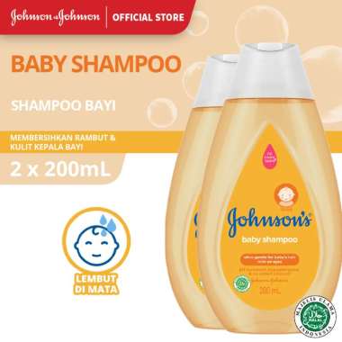 harga JOHNSON'S Gold Baby Shampoo - Shampo Bayi 200ml - Isi 2 Blibli.com