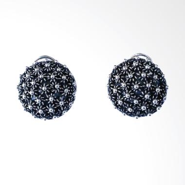 Budiana Silver Klip Motif Bunbun Paye Bali Anting - Perak