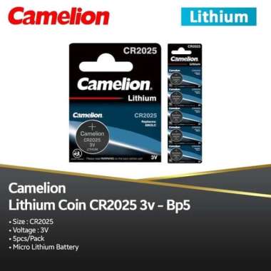 Camelion Baterai Lithium CR2025 - Baterai Koin CR2025