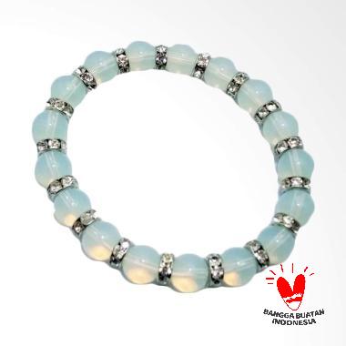 Vee Batu Kalimaya Api Spacer Terapi Kesehatan Gelang Transparent