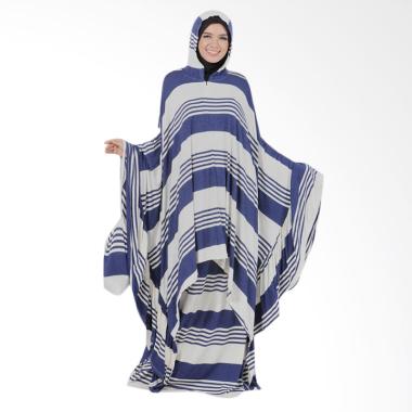 Boontie Arabela Alzeena Kalong Mukena - Salur Navy Putih