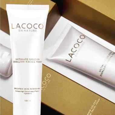 LACOCO Ultimate Golden Swallow Facial Foam - pembersih wajah berminyak - pembersih wajah flek hitam 