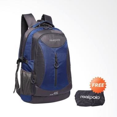 Real Polo Kasual Jumbo 6332 Backpac ... uda [XL] + Free Bag Cover
