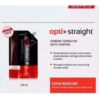 MATRIX Opti Straight 500ML Pelurus Rambut Matrix REBONDING Smoothing/STEP 1