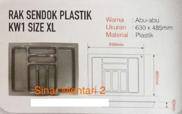 Rak Sendok Plastik ukuran XL