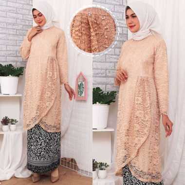 SHIYAN KEBAYA AMORA TUNIK WANITA MODEL LEBARAN TERBARU Premium LD 105 6 Warna BRUKAT CORNELI TULANG
