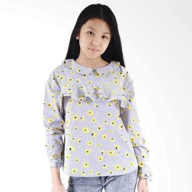 Kids Icon LYB008K018K-B Curly Blous ... l Eyelet Detail Baju Anak