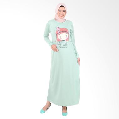 Edberth Fashion Abiyah Long Dress Muslim Wanita