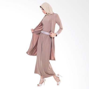 JAVA SEVEN 002 Oki Gamis Wanita - Coklat
