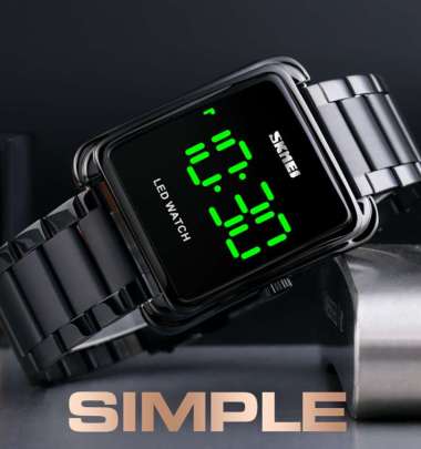 Jam Tangan Pria SKMEI Digital 1505 Black Water Resistant 30m