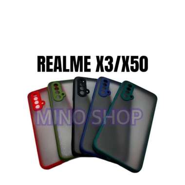 SOFTCASE REALME X3 X50 - HARDCASE DOVE MYCHOICE PLUS PELINDUNG KAMERA - AERO CASE
