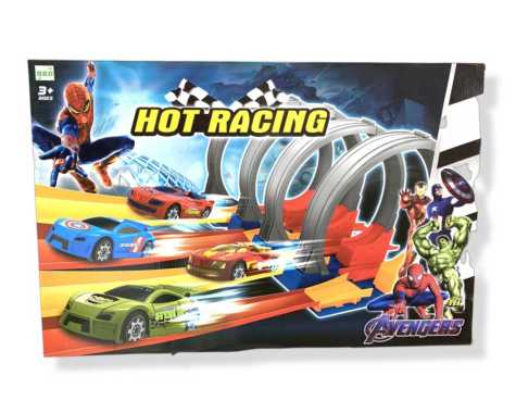 TRACK STUNT LOOP RACING JALAN HOT WHEELS 4 JALUR MELUNCUR HALILINTAR