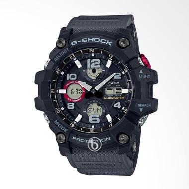 CASIO G-SHOCK Mudmaster Tough Solar Jam Tangan Pria [GSG-100] Black Grey