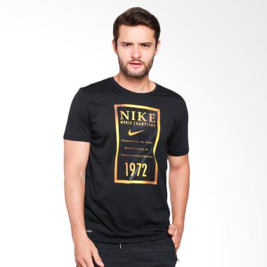 NIKE Men Basketball Dry Tee Gold Ba ... lahraga Pria [913524-010]