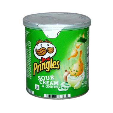 Promo Harga Pringles Potato Crisps Sour Cream & Onion 42 gr - Blibli