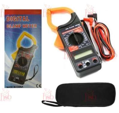 Taffware Digital Clamp Multimeter Tang Tester Digital Clamp Volt Meter Ohm LCD