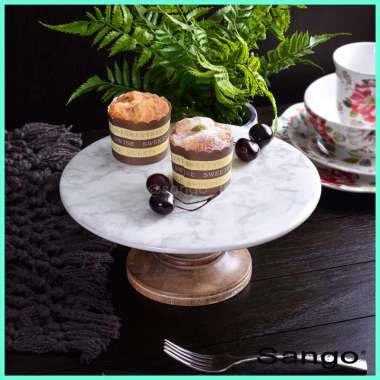 SANGO Cakestand White Marble