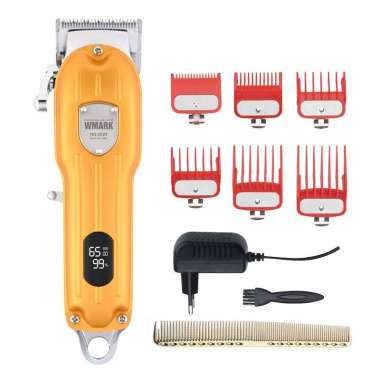 WMARK NG-2025B Metal Profesional Rechargeable Electric Hair Clipper KUNING