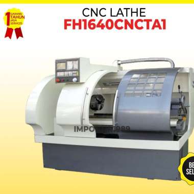 Mesin Bubut CNC Plat Besi Turret CNC Lathe Machine Importir - FH1640CNCTA1