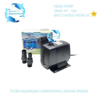 MESIN POMPA AIR YANG YP-104 HIDROPONIK (FILTER AQUARIUM HEAD PUMP)