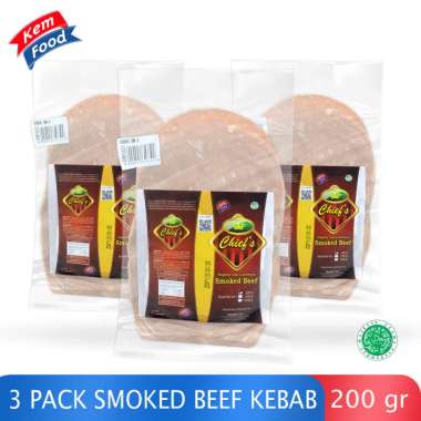 Chief Paket Buy 2 Get 3 - Smoked Beef Rasa Kebab 200gr