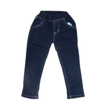 VERINA BABY Variasi Bordir Celana Jeans Anak Laki-laki - Blue