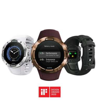 SUUNTO 5 G1 Compact GPS Sport Smartwatch Garansi Resmi Black Steel