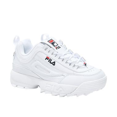 Fila Men Disruptor 2 Sepatu Sneakers Pria - White [FS1NTA1071X]