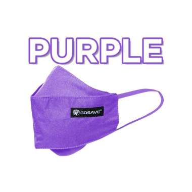 Gosave Evo Masker Kain KF 94 3Ply Non Medis Mask Earloop 3 Ply KF94 Purple