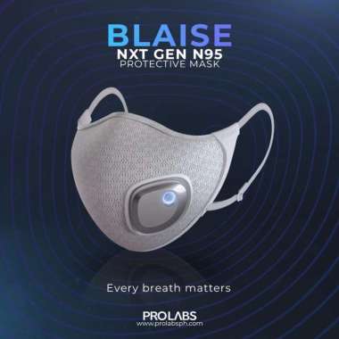 Masker Philips Blaise Mask / Masker Philips Air Purifier Elektrik N95 Abu