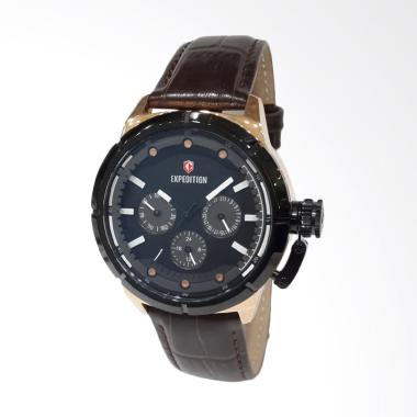 Expedition 6765BFLBRBA Leather Strap Jam Tangan Wanita