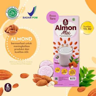 MAMA BEAR Almon Mix ASI Booster Susu Almond Daun Katuk Alamon Mix Ungu