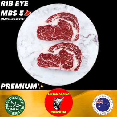 WAGYU RIB EYE MBS 5+ PREMIUM 280 GRAM IMPORT DARI AUSTRALIA/ WAGYU RIB EYE MB5 DAGING/ RIB EYE MB 5