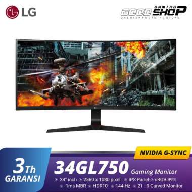 LG 34GL750 G-Sync® - 34" - Gaming Monitor