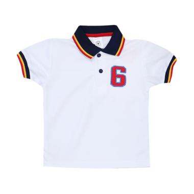 MacBear Point 6 Polos Junior Baju Atasan Anak - Putih