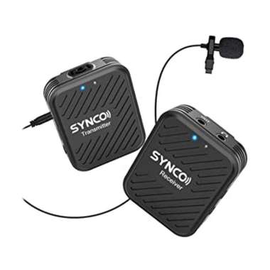 Gudang Digital - Synco 2.4GHz Wireless Lavalier Mic 1 Transmitter G1 A1 black